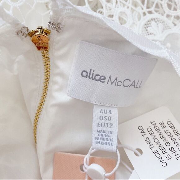 Alice McCall Diamond Veins Mini Dress AU4 - Picture 12 of 13